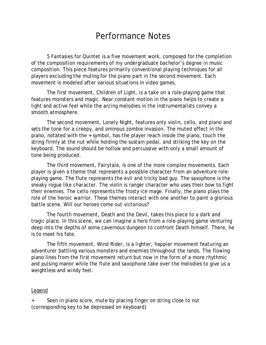 5 Fantasies 5 Fantasies Flute scores gallery preview page 2