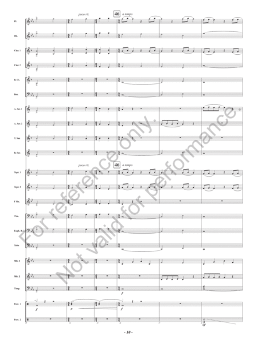 Jellyfish Concert Band scores gallery preview page 11