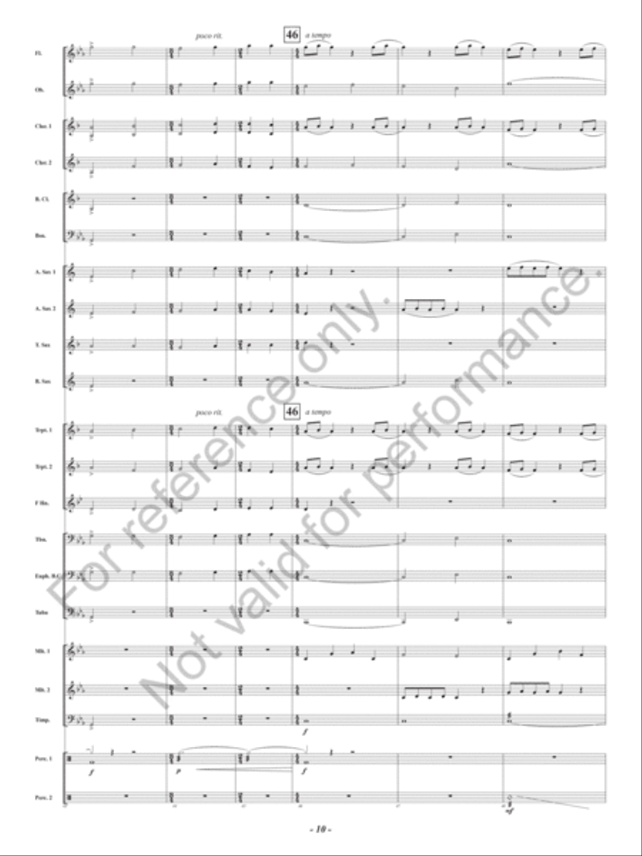 Jellyfish Jellyfish Concert Band scores gallery preview page 11