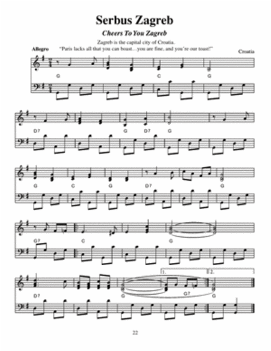 World Melodies for Accordion Accordion scores gallery preview page 3