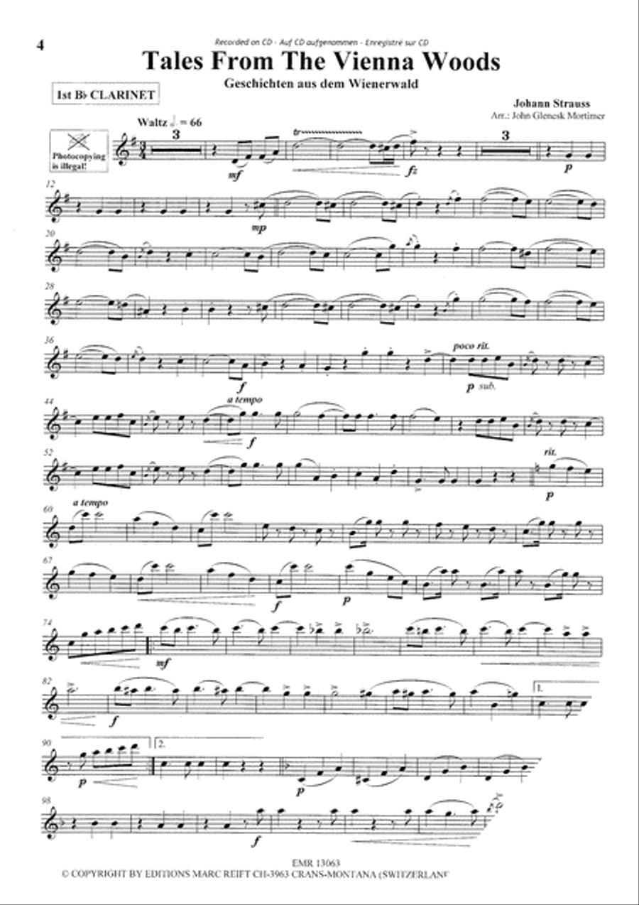 Play The 1st Clarinet With The Philharmonic Wind Orchestra Concert Band scores gallery preview page 5