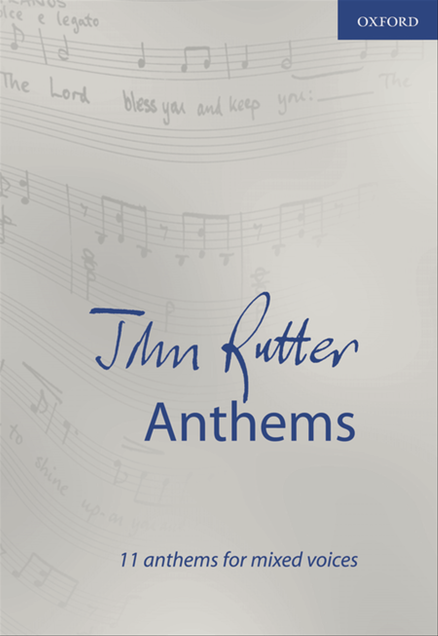 Book cover for John Rutter Anthems