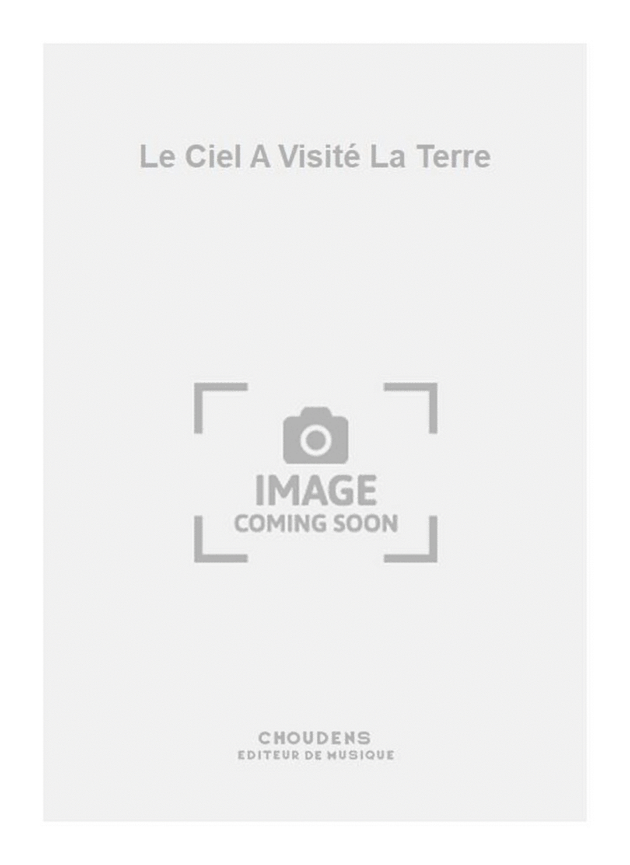 Le Ciel A Visité La Terre Clarinet Solo scores gallery preview page 1