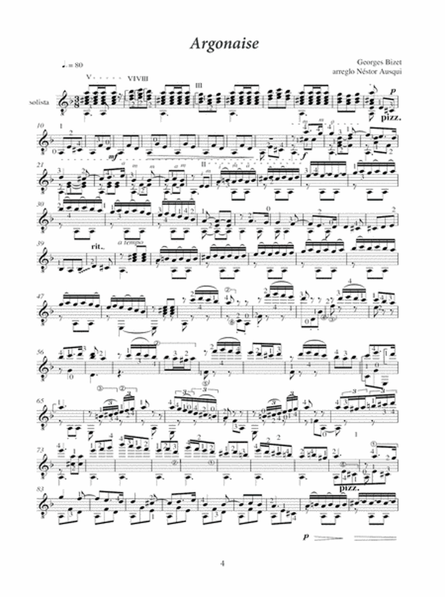 Carmen Suite - Classical Guitar Arrangements from Bizet's Opera "Carmen"