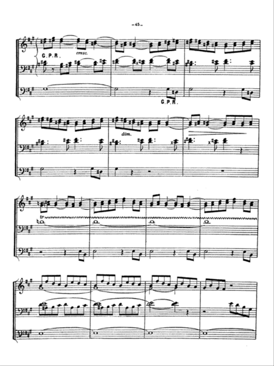 Vierne: Symphony No. 1, Op. 14 Organ scores gallery preview page 4