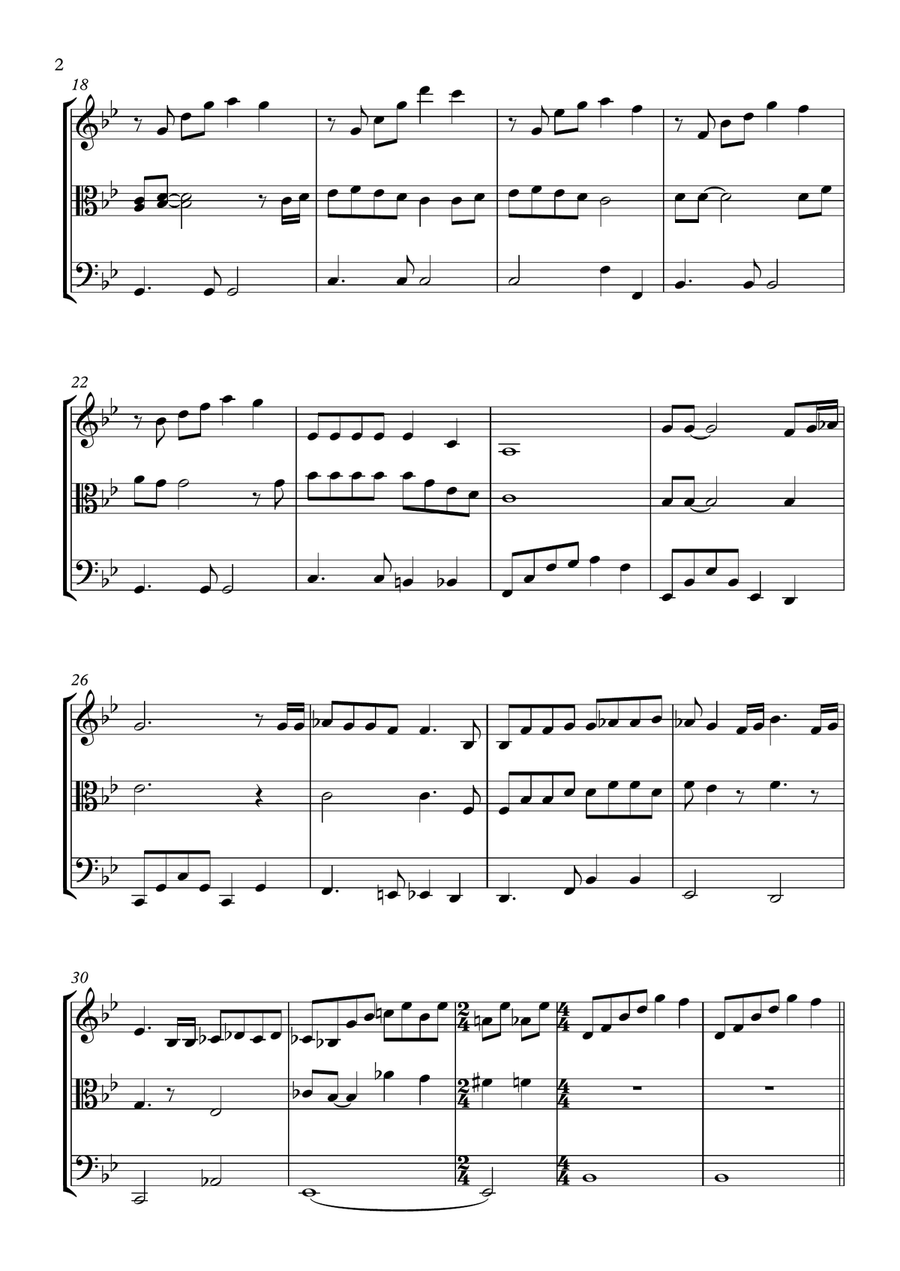 Bohemian Rhapsody String Trio scores gallery preview page 2