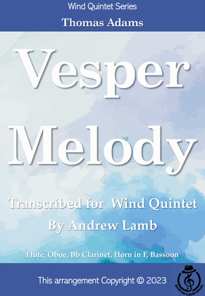 Book cover for Vesper Melody (arr. for Wind Quintet)