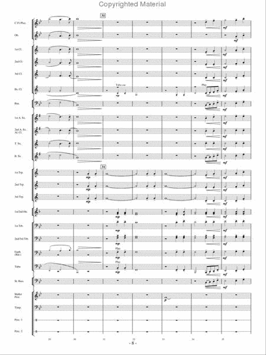 Flight of Valor Concert Band scores gallery preview page 7