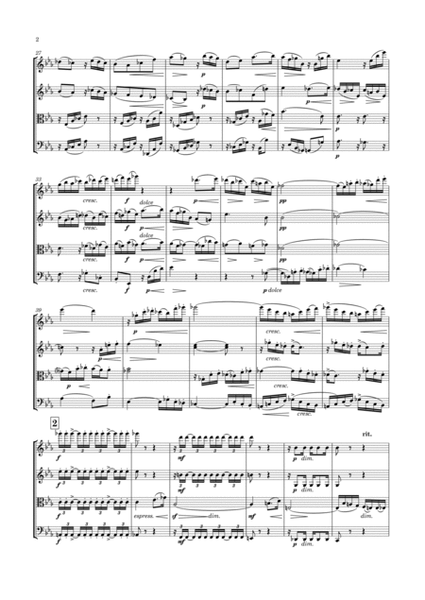 Albert - String Quartet No.2 in E flat major, Op.11
