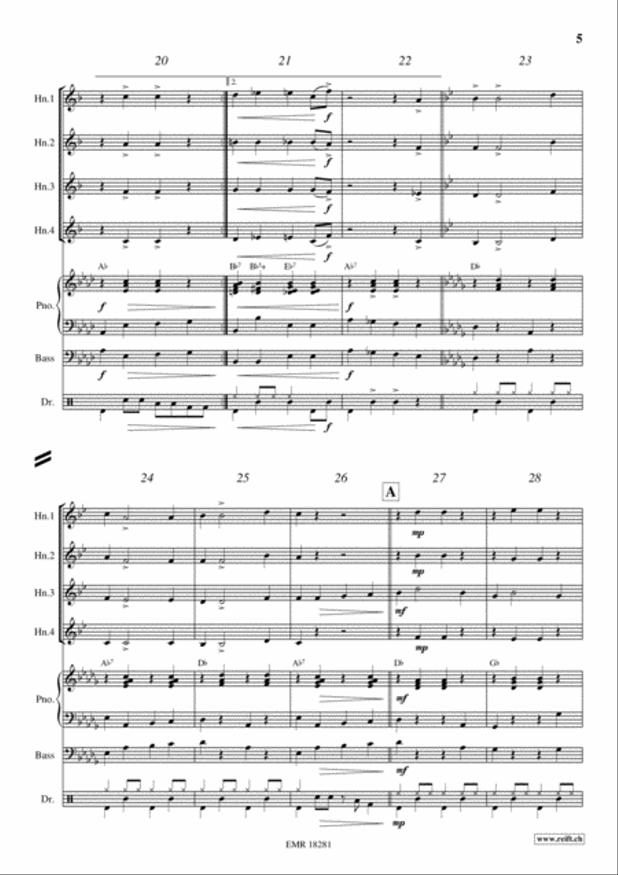 Popcorn Horn scores gallery preview page 5
