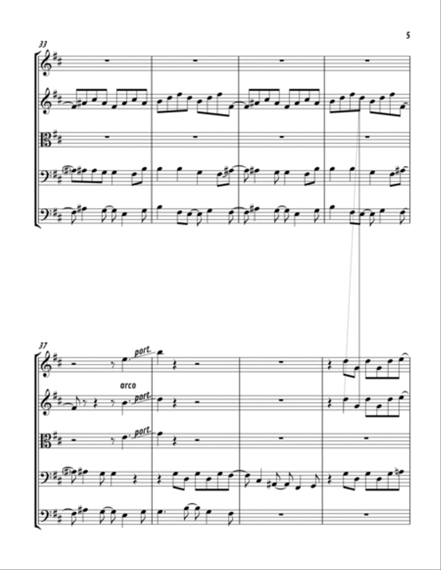 We Don't Talk About Bruno String Orchestra scores gallery preview page 5