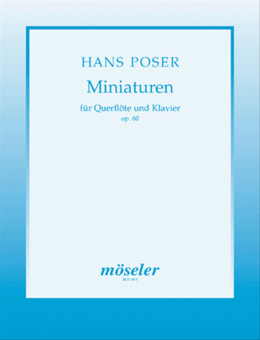 Miniaturen op. 60 Flute Solo scores gallery preview page 1