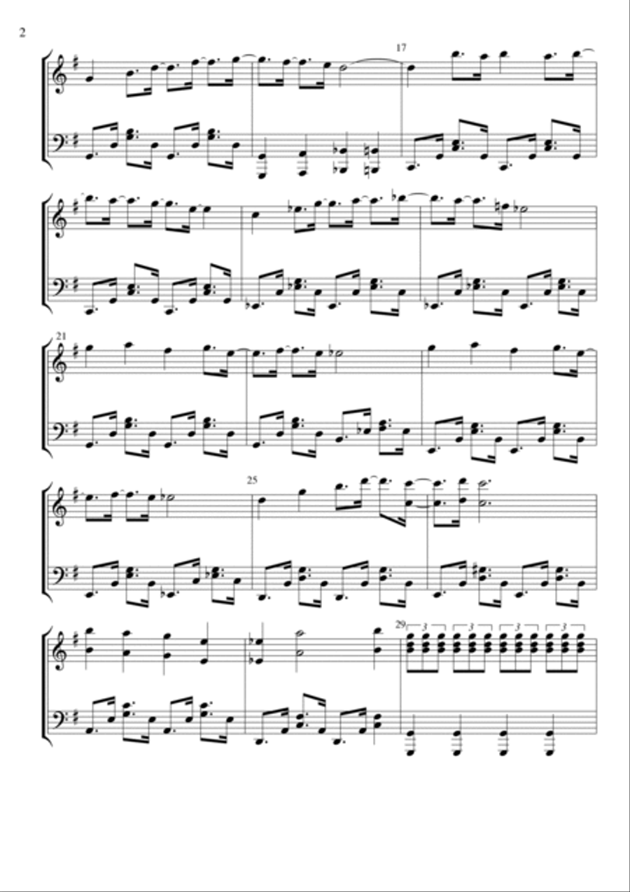 All I Want For Christmas Is You Piano Solo scores gallery preview page 2