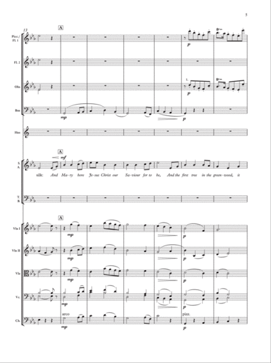 Sans Day Carol Sans Day Carol 4-Part scores gallery preview page 4