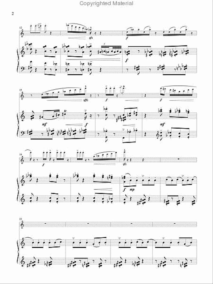 Concierto Caribe concerto Orchestra scores gallery preview page 2