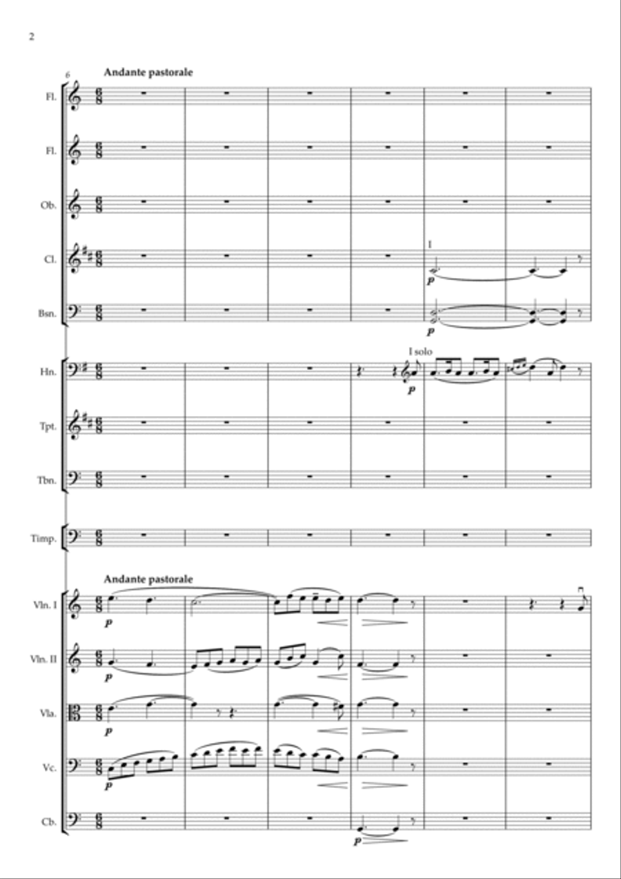 Ballet 'The Magic Drum' (Overture) Full Orchestra scores gallery preview page 2