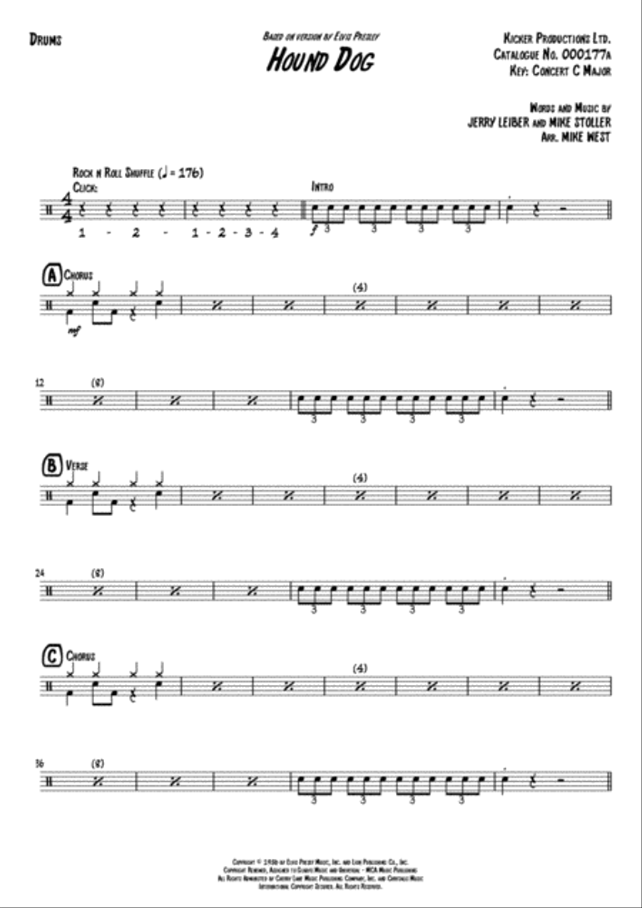 Hound Dog Hound Dog Small Ensemble scores gallery preview page 2