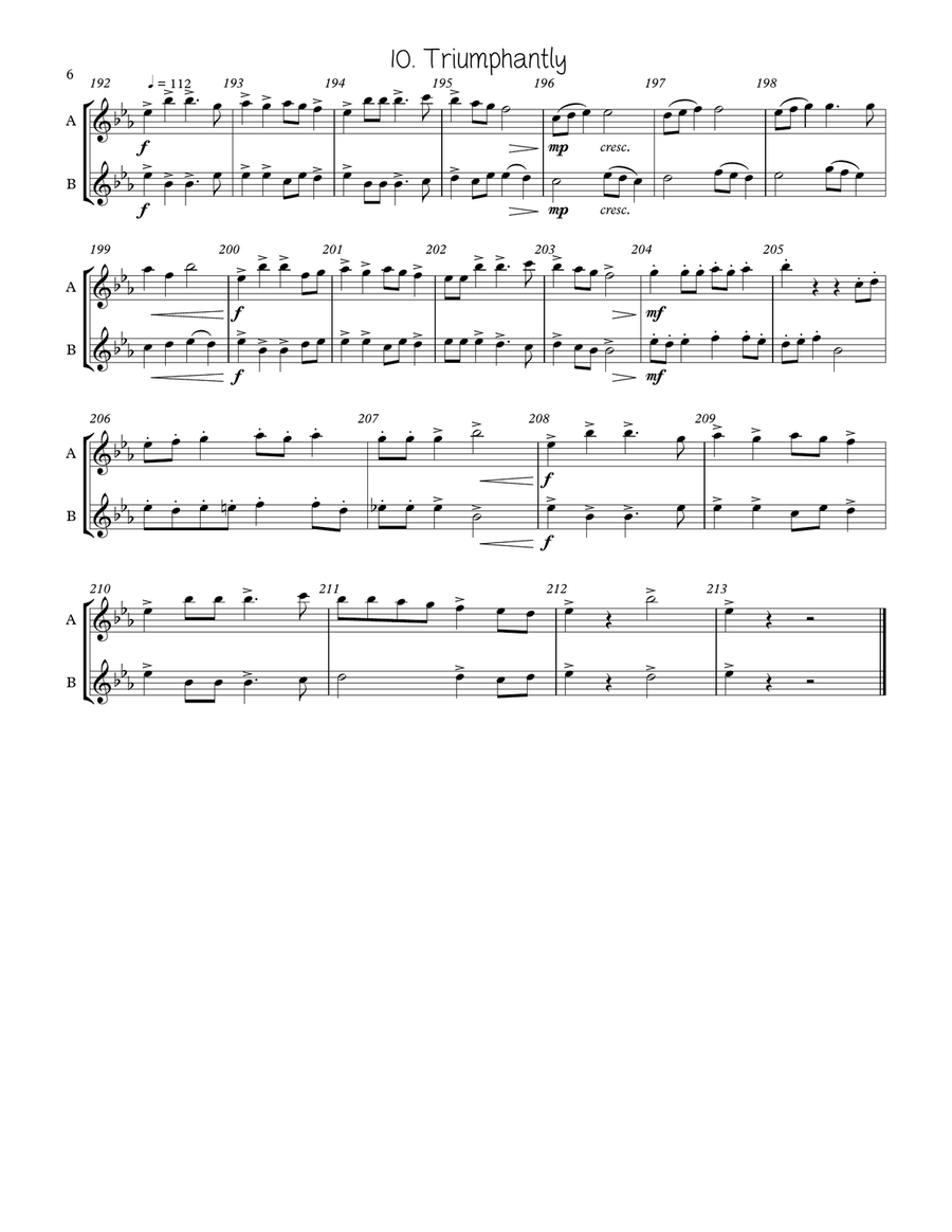 Ten Adaptable Duets for Young Band Musicians - Volume One - ALL Transpositions