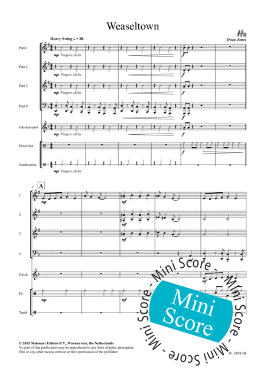 Weaseltown Concert Band scores gallery preview page 5