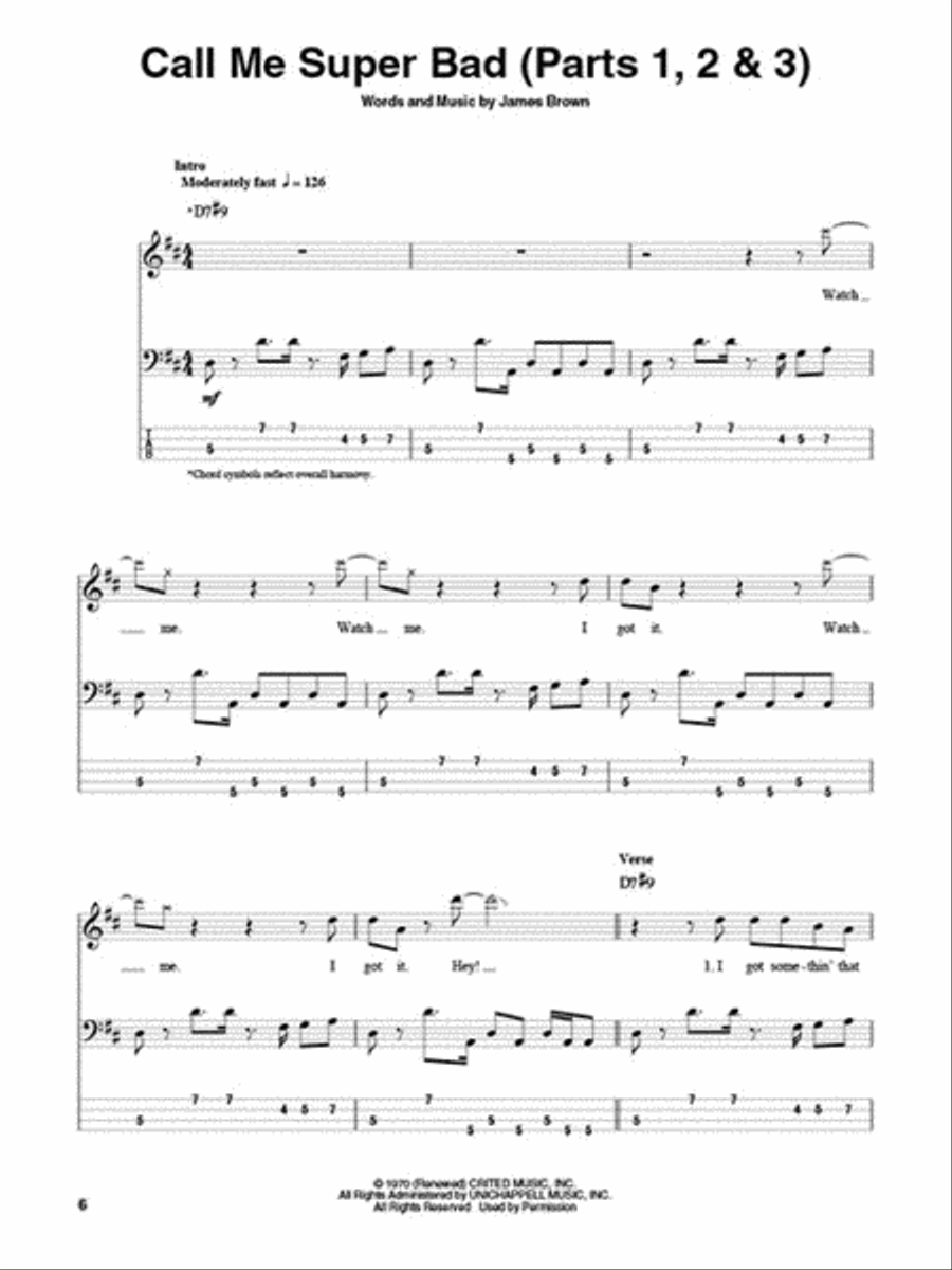 James Brown Electric Guitar scores gallery preview page 3