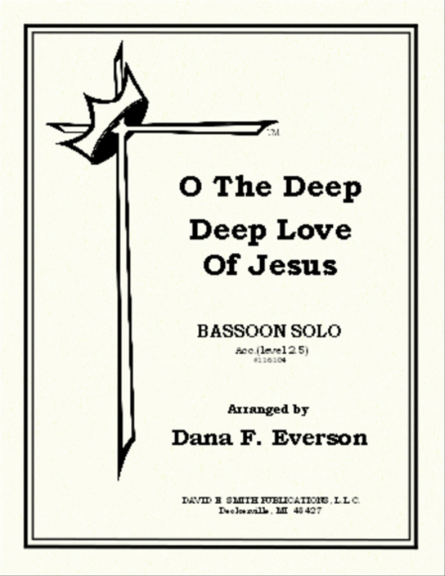 O The Deep Deep Love Of Jesus Bassoon scores gallery preview page 1