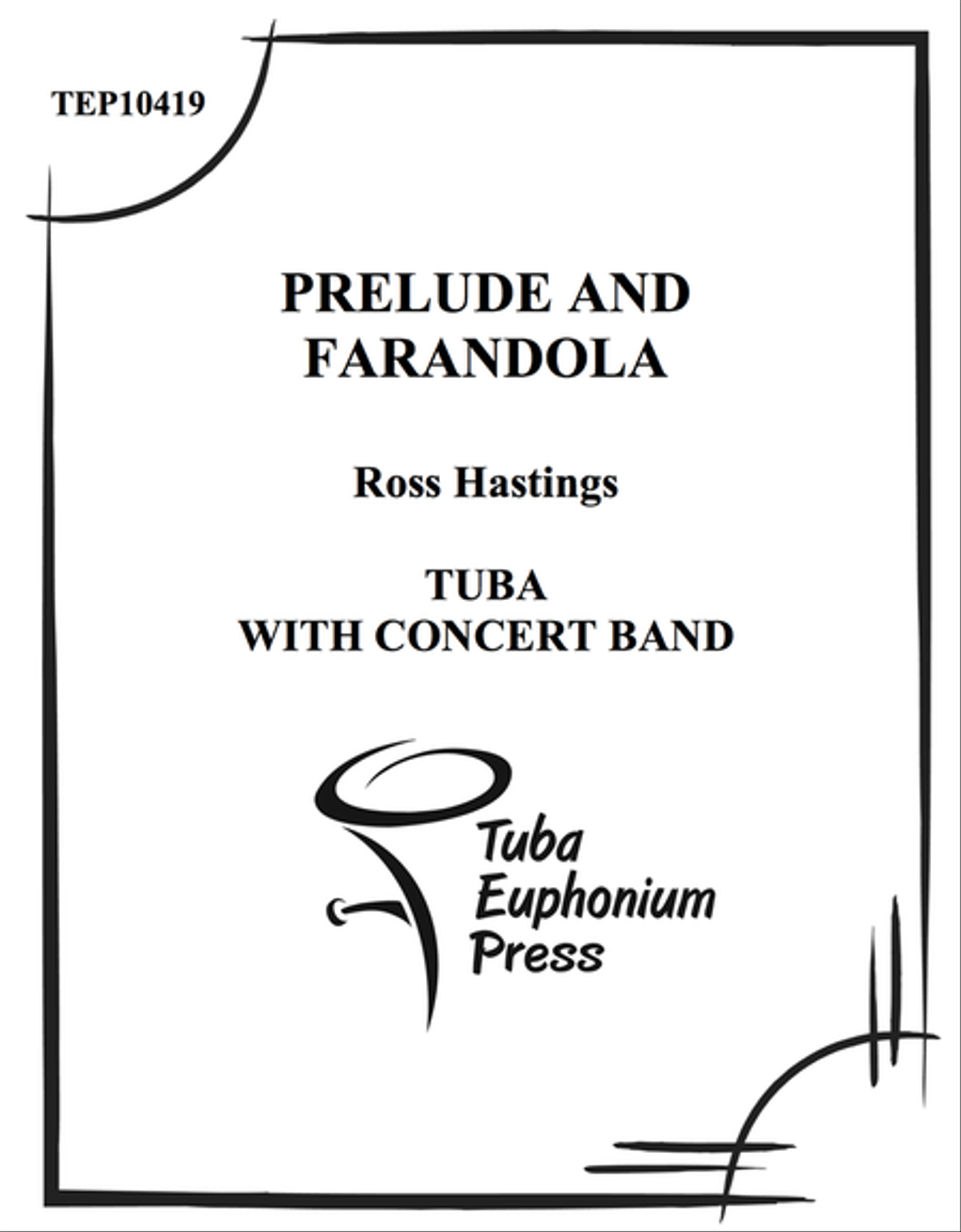 Prelude and Farandola Prelude and Farandola Tuba scores gallery preview page 1