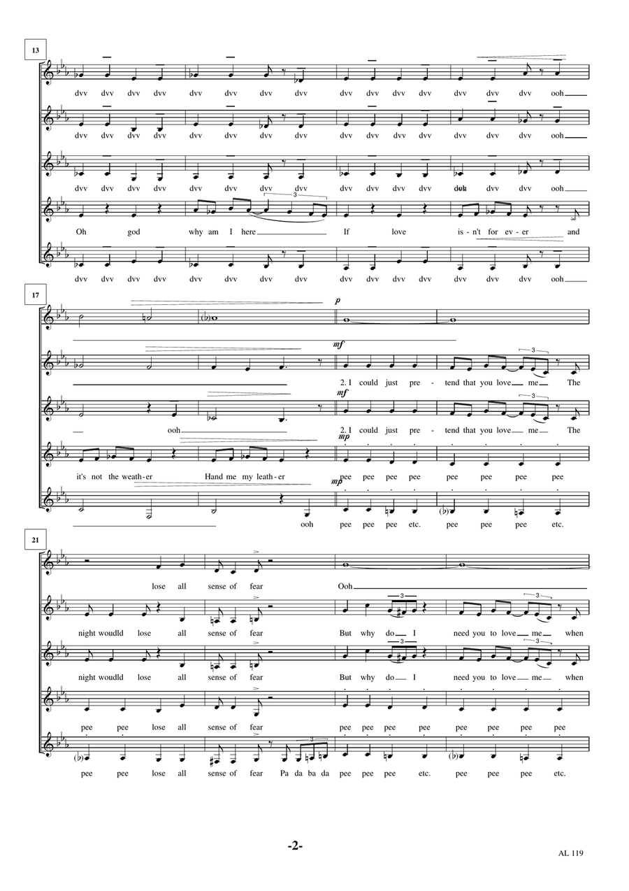Leather Leather Choir scores gallery preview page 2