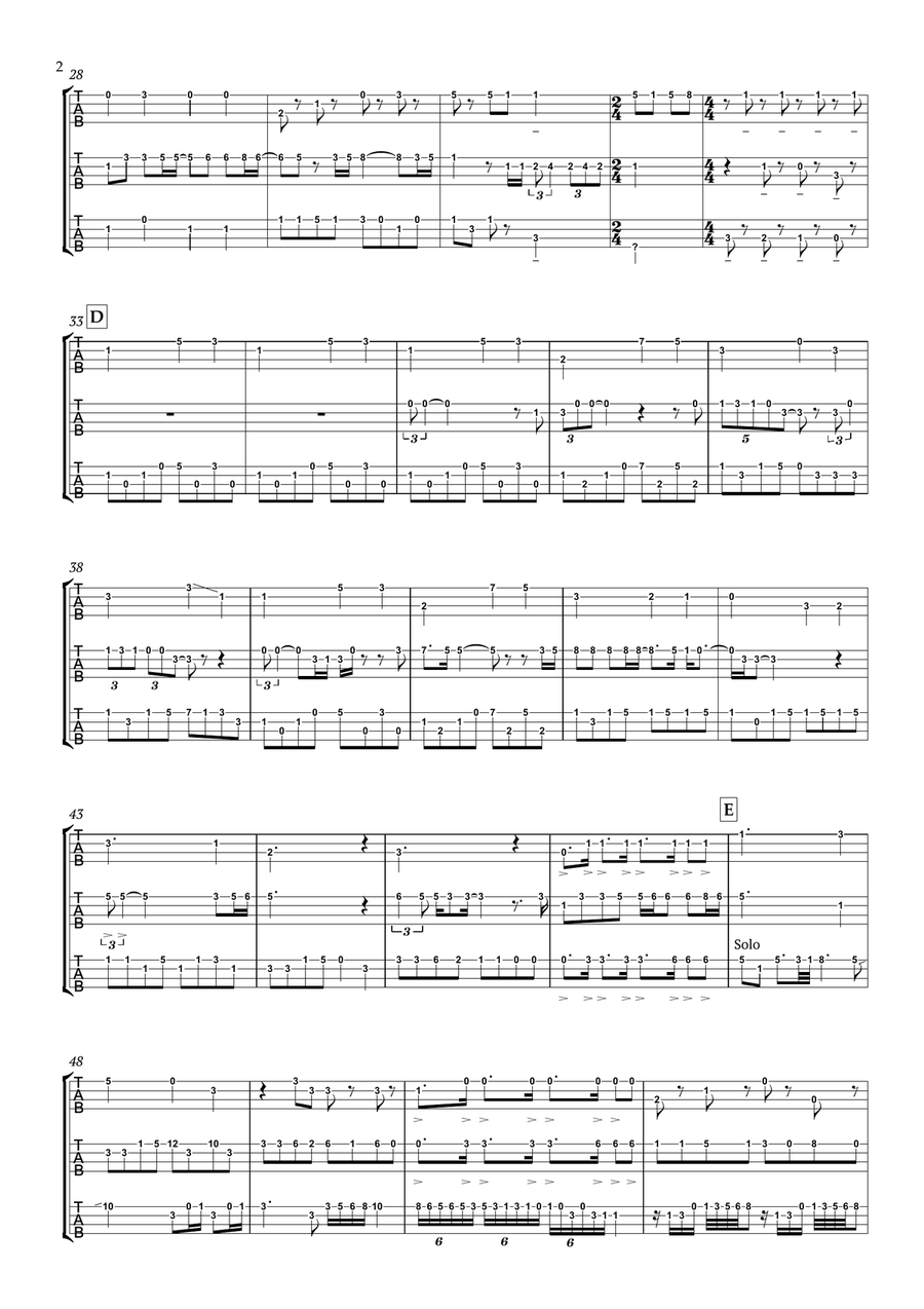 Bohemian Rhapsody Ukulele scores gallery preview page 3