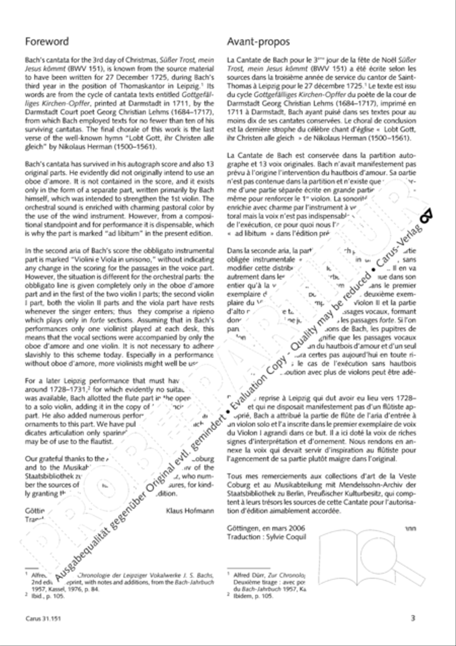 Comfort sweet, that Jesus came 4-Part scores gallery preview page 4