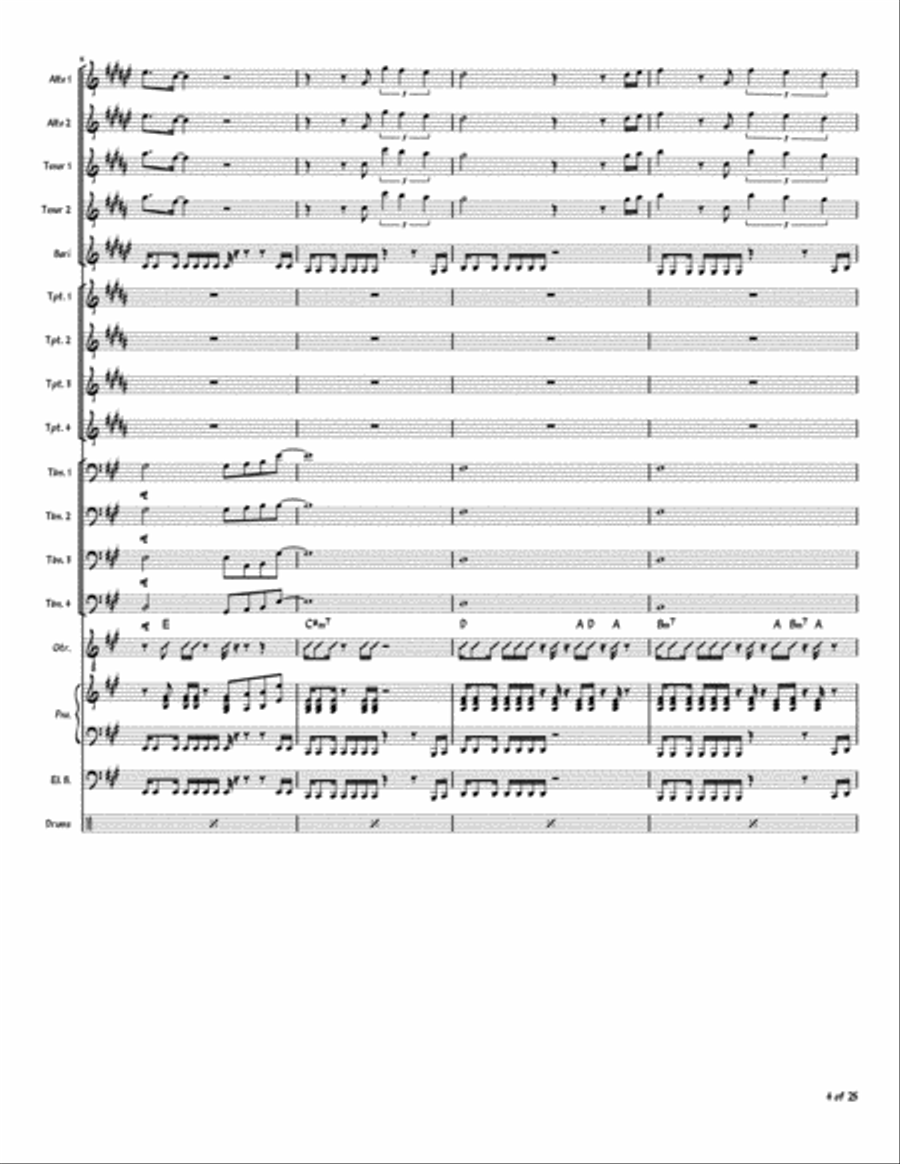 Something About You Something About You Jazz Ensemble scores gallery preview page 5