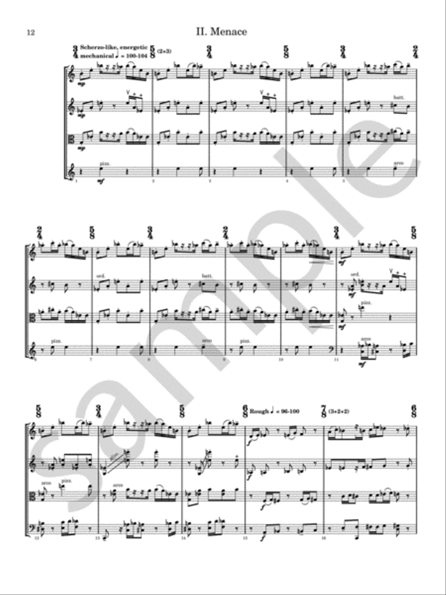 Glitter, Doom, Shards, Memory Chamber Music scores gallery preview page 9