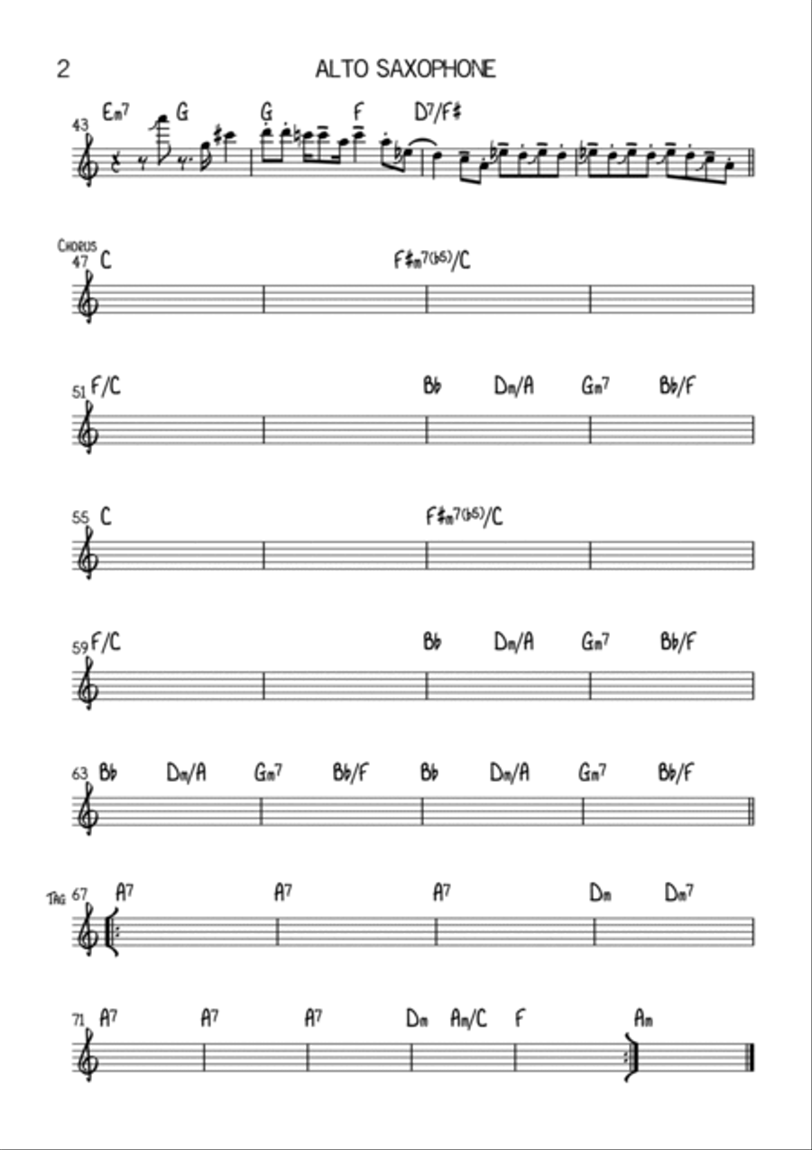 The Logical Song Jazz Ensemble scores gallery preview page 6