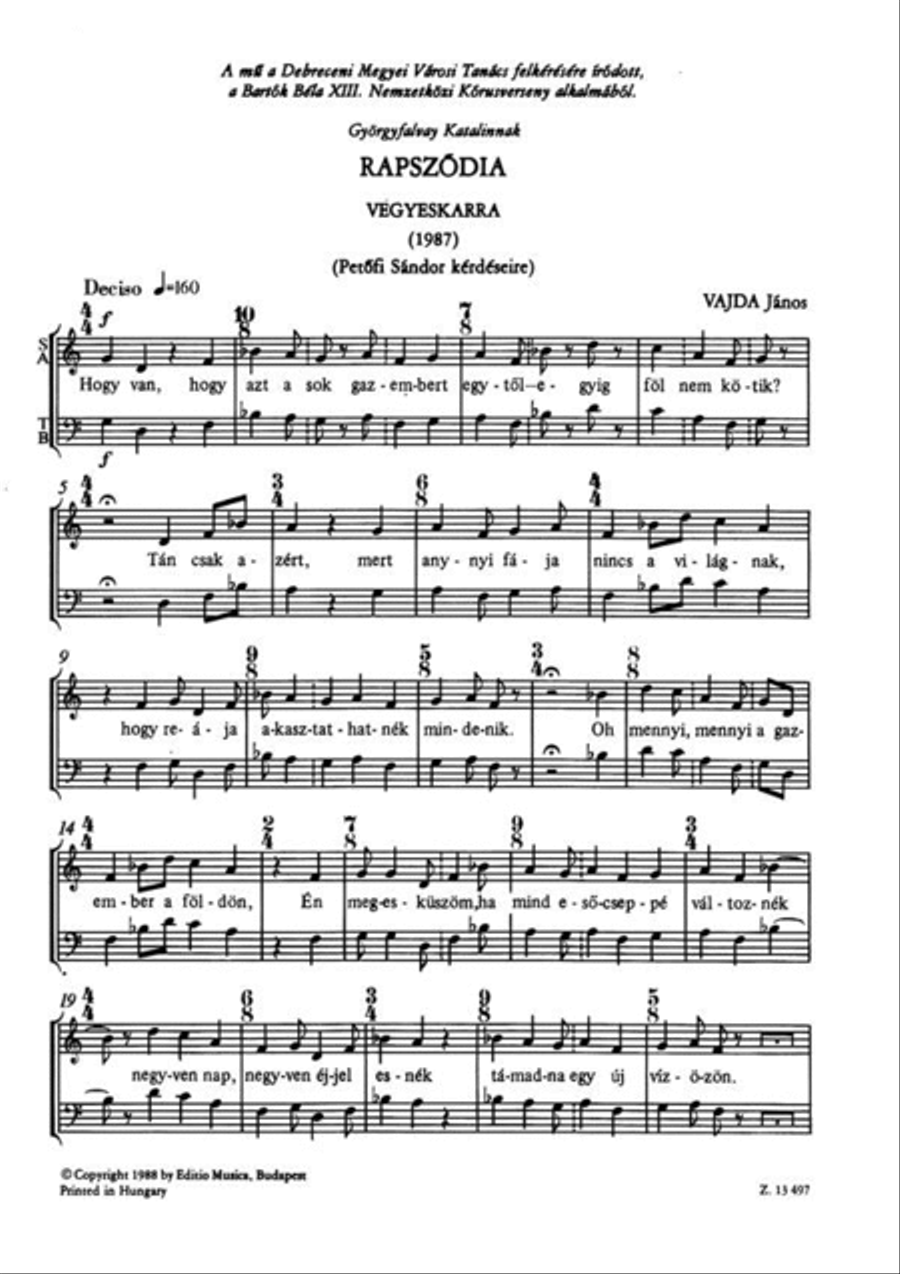Rapszódia A Cappella scores gallery preview page 3