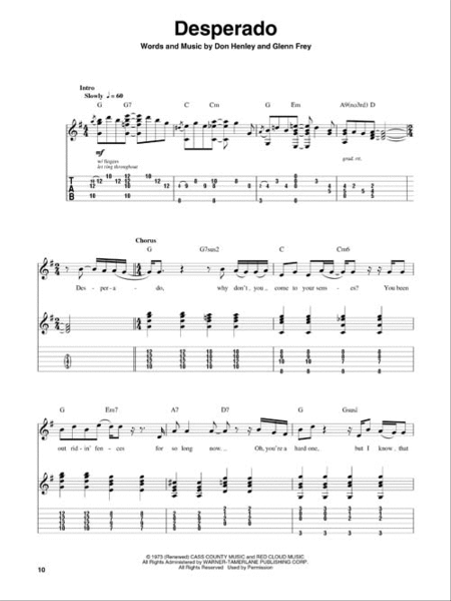 The Eagles – Acoustic The Eagles – Acoustic Acoustic Guitar scores gallery preview page 3