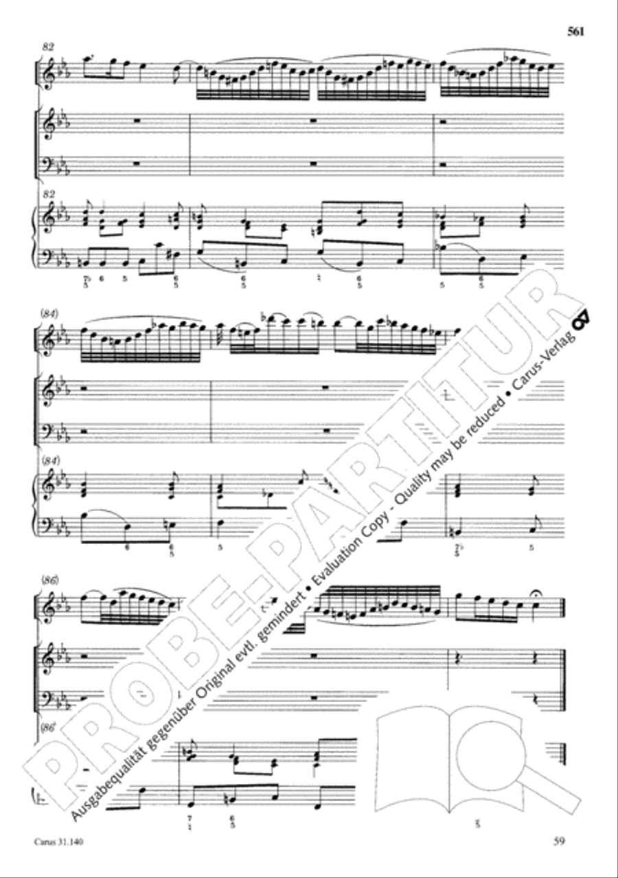 The Complete Sacred Vocal Works (Das geistliche Vokalwerk) Voice scores gallery preview page 562