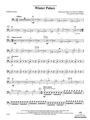 Winter Palace: String Bass