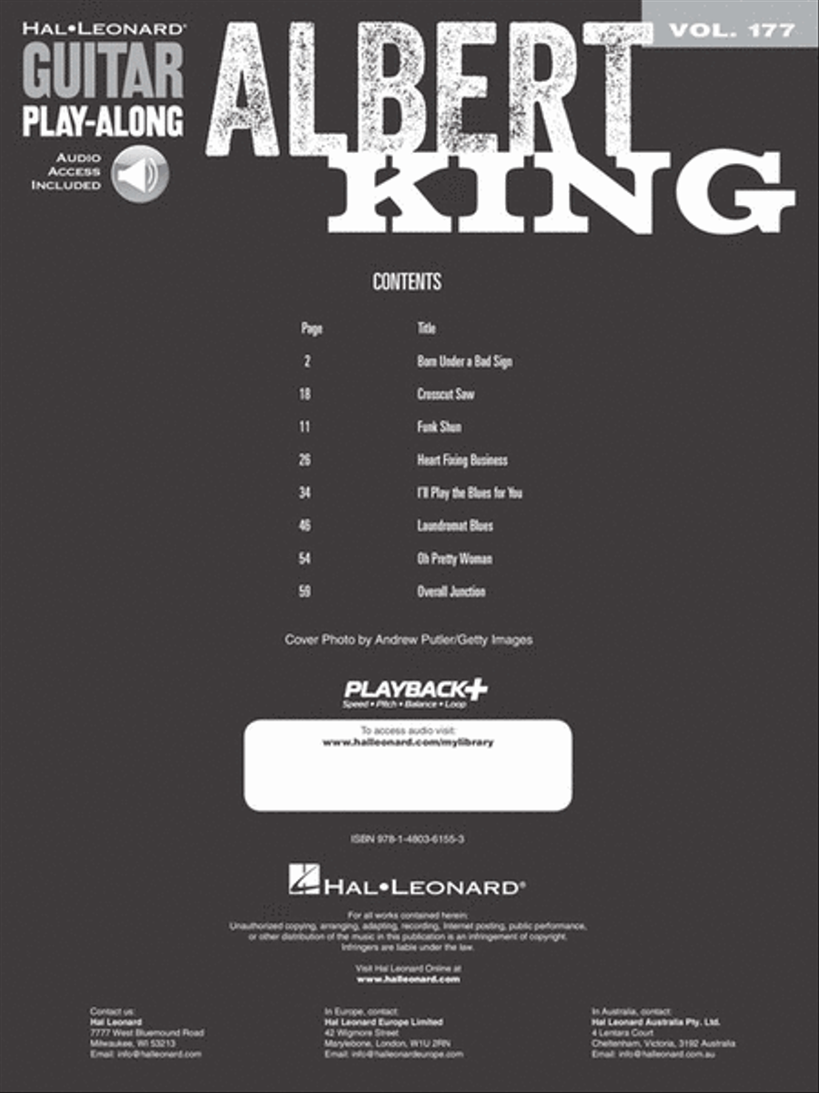 Albert King Albert King Electric Guitar scores gallery preview page 2