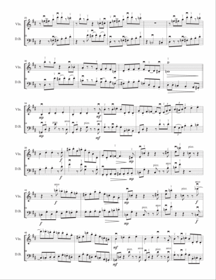 Stromp (violin-bass) String Duet scores gallery preview page 2