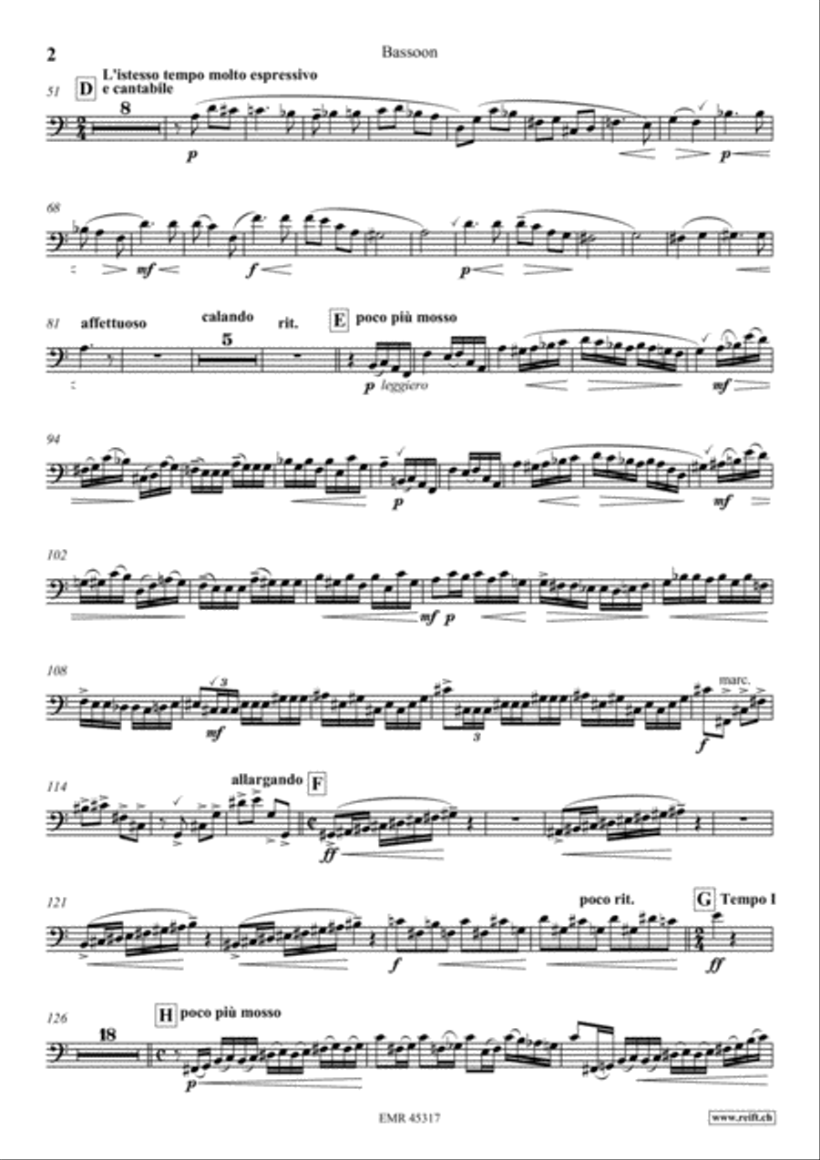Konzert No. 1 a-moll Konzert No. 1 a-moll Bassoon Solo scores gallery preview page 3