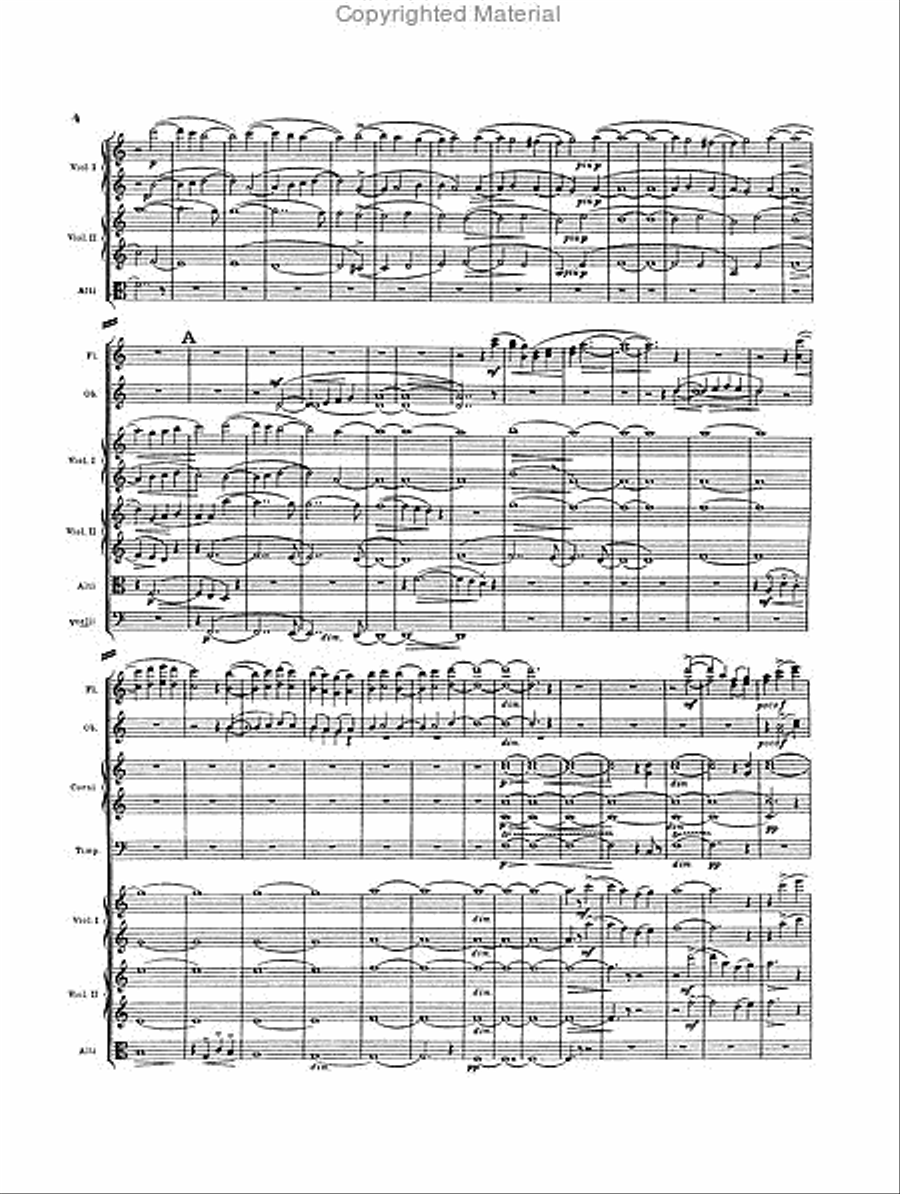 Sibelius Symphony No. 6 Op. 104 Mini Score