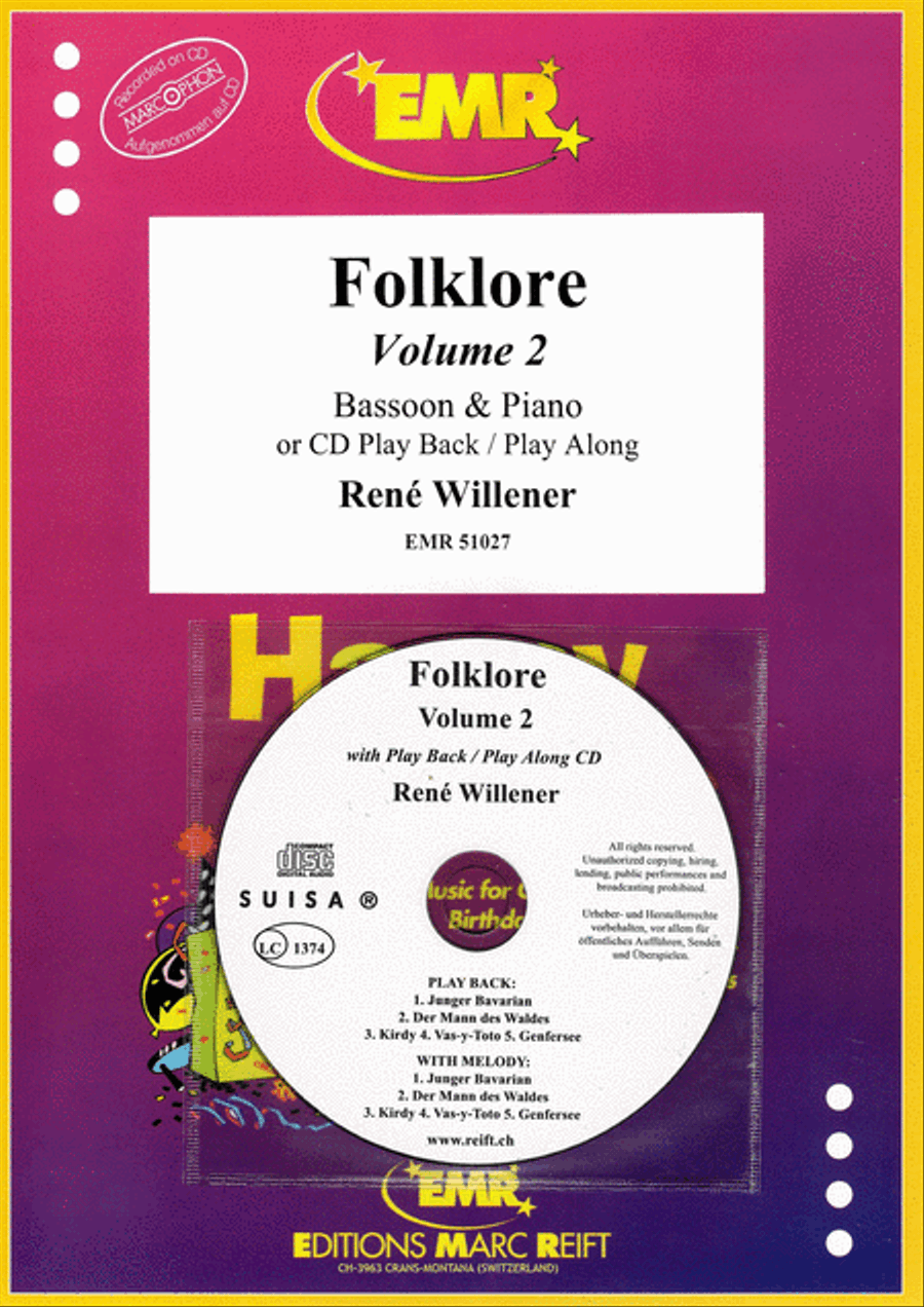 Folklore Volume 2 Bassoon Solo scores gallery preview page 1