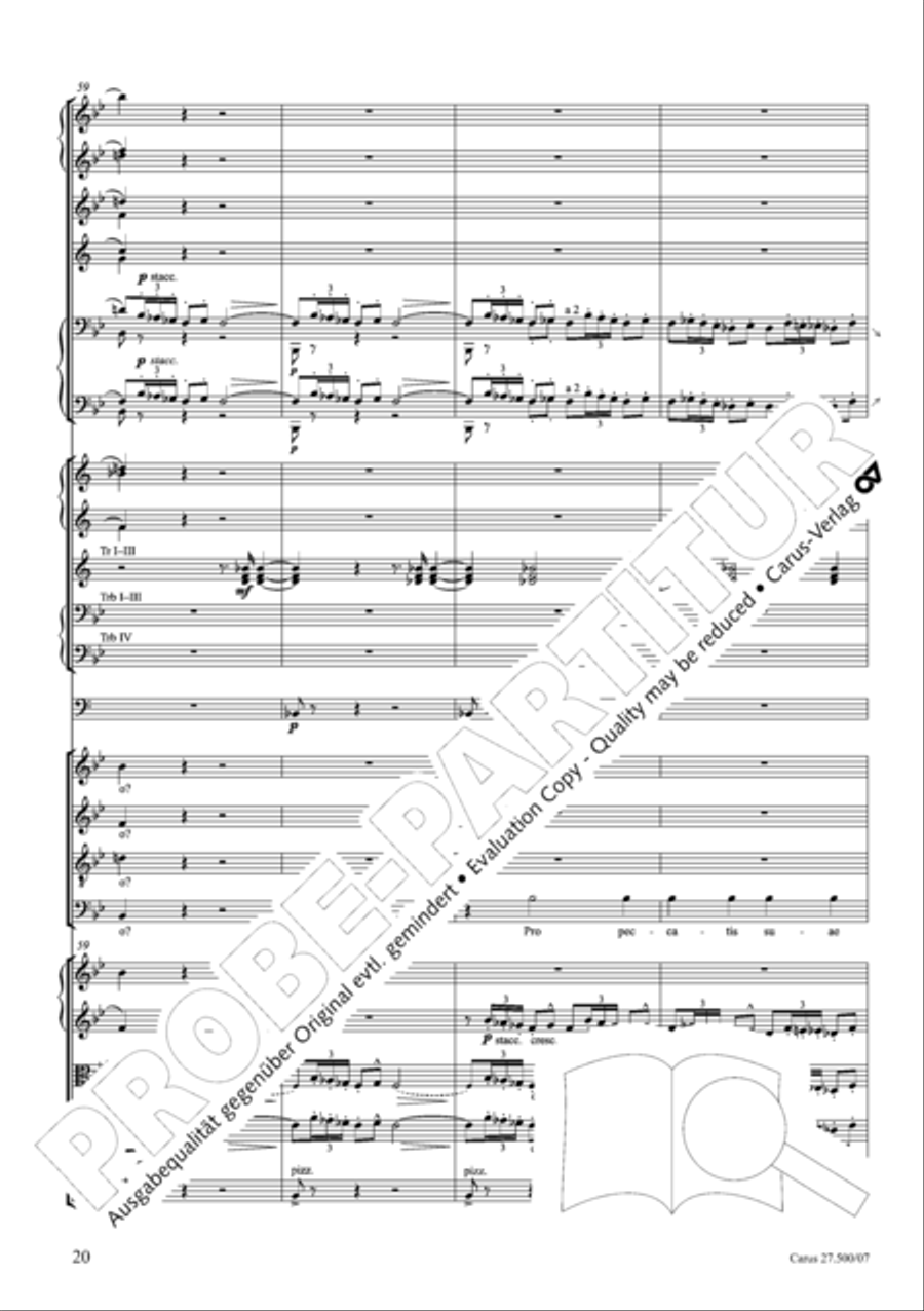 Quattro pezzi sacri Orchestra scores gallery preview page 21
