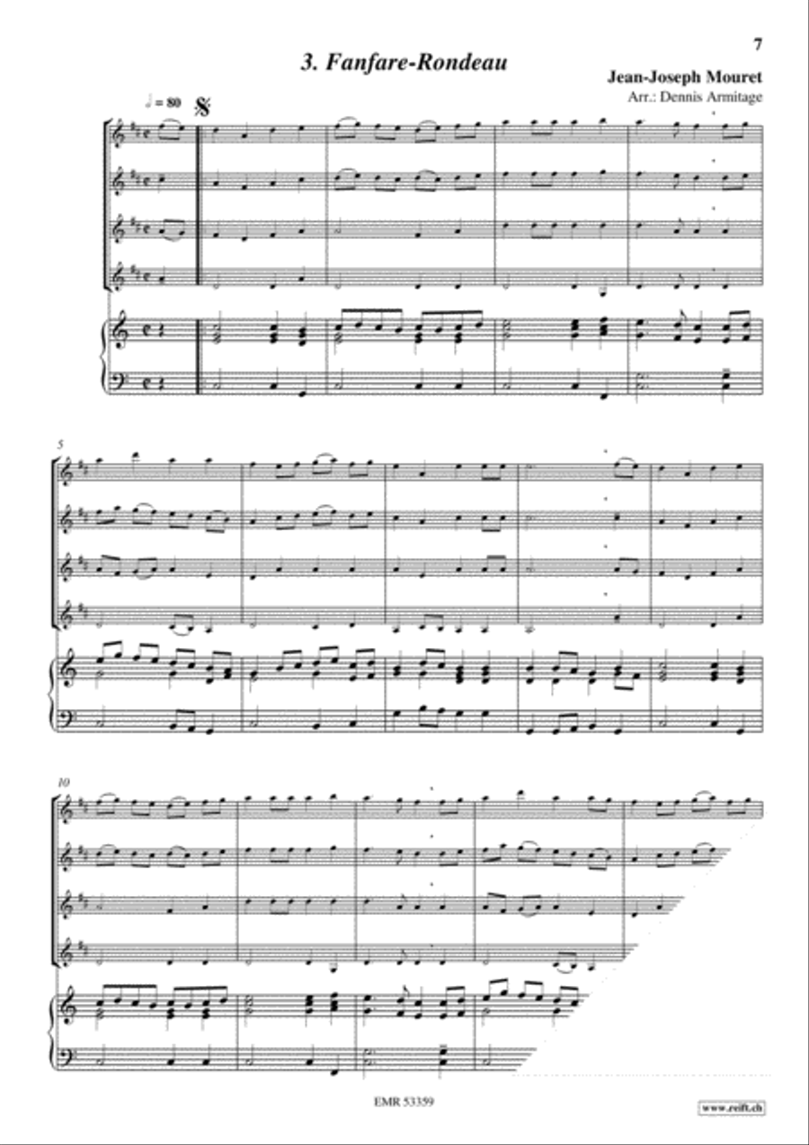 3 Quartets Volume 2 Clarinet Quartet scores gallery preview page 5