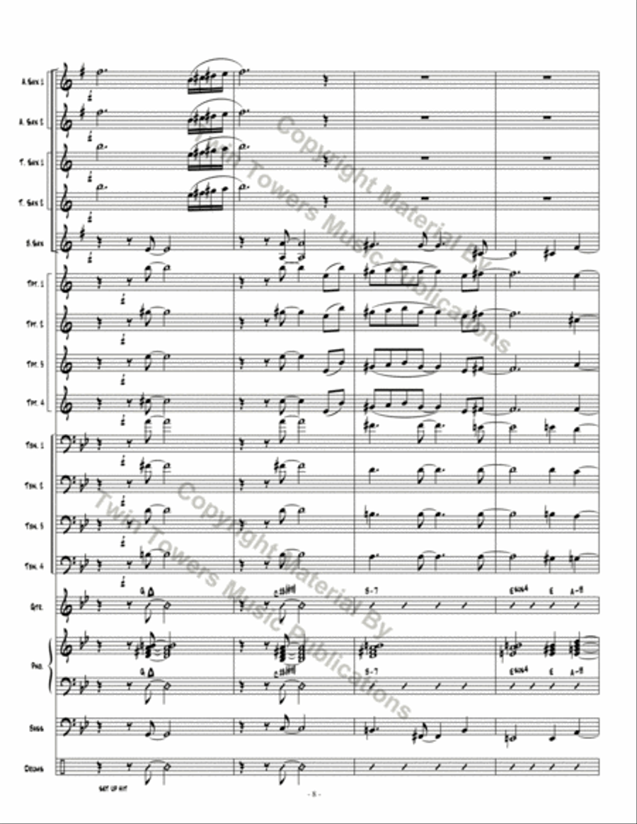 Dark Obsedian Dark Obsedian Jazz Ensemble scores gallery preview page 8