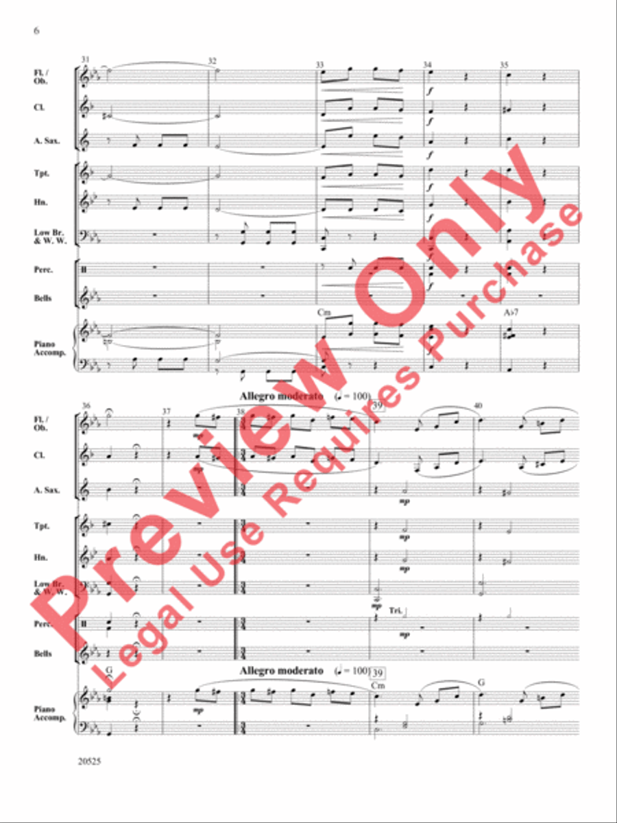 Best of Beethoven Concert Band scores gallery preview page 7