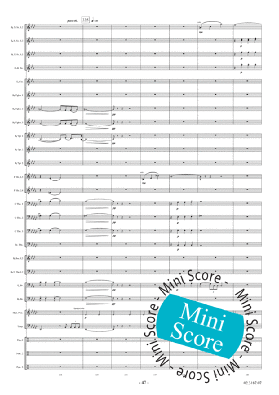 Fleodrodum Fanfare Band scores gallery preview page 53