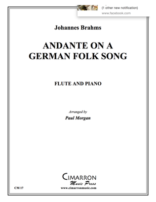 Book cover for Andante on a German Folk Song