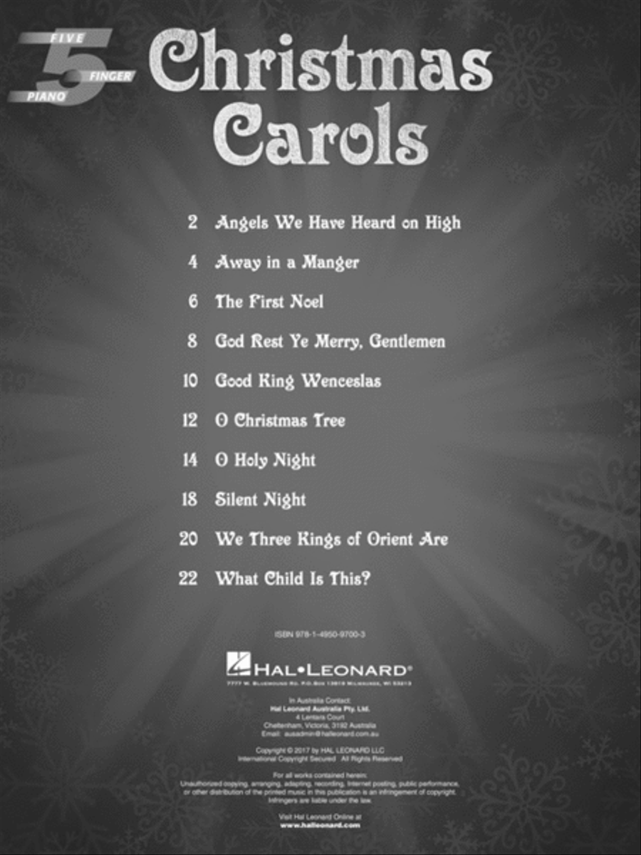 Christmas Carols Christmas Carols Piano scores gallery preview page 2