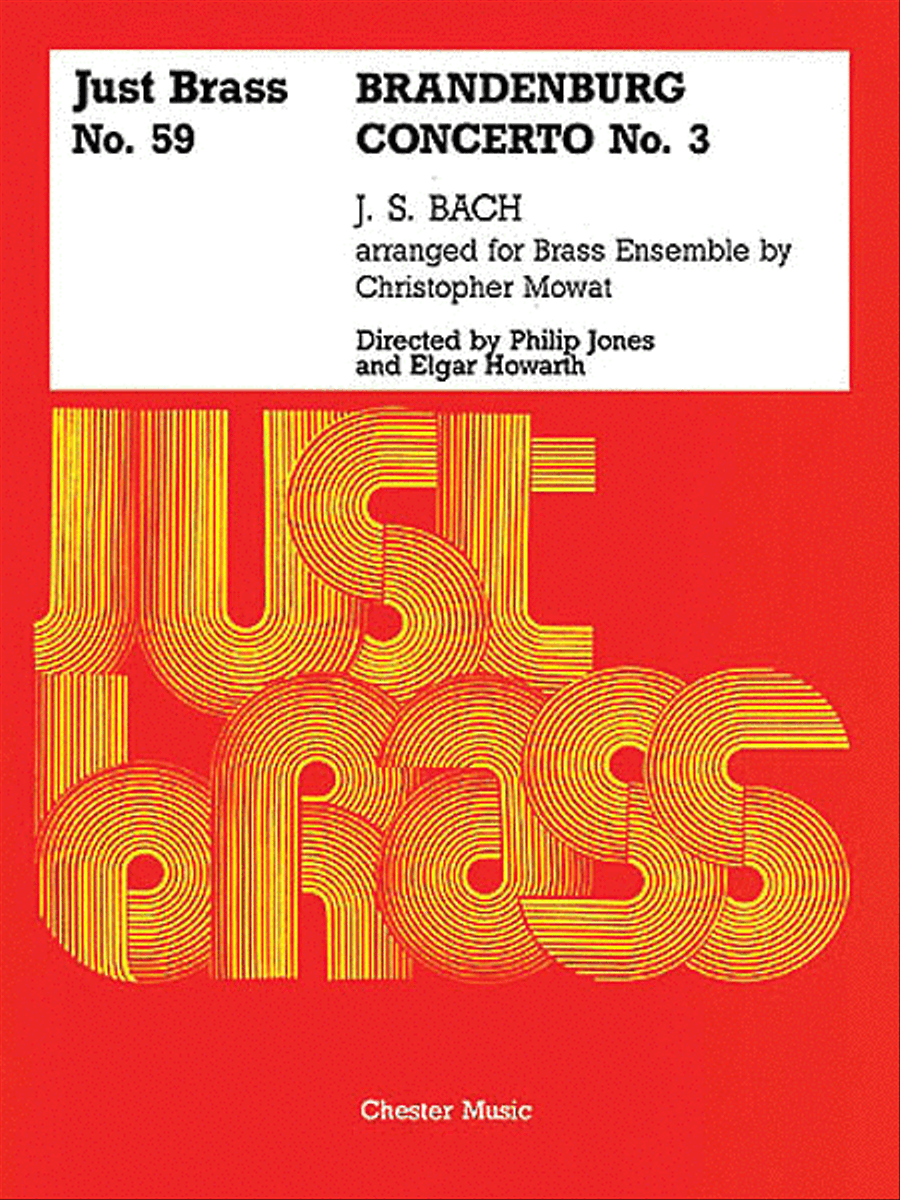 Brandenburg Concerto No. 3 Brass Ensemble scores gallery preview page 1