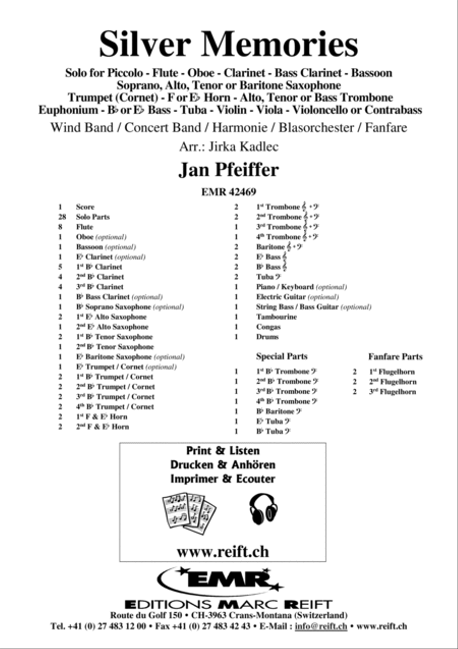 Silver Memories Silver Memories Concert Band scores gallery preview page 2
